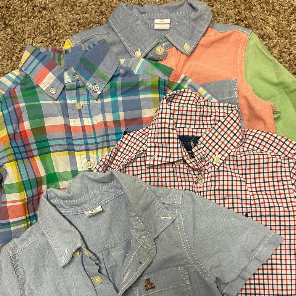 Toddler 3T Dress Shirts ( Polo and Gap)